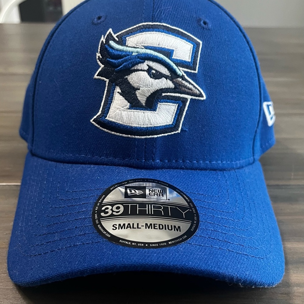 New Era Creighton University Blue Jays 39THIRTY Baseball Cap with Crested Logo